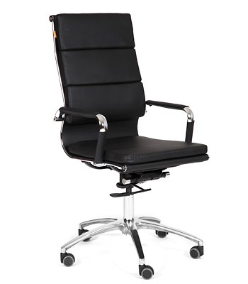 Кресло CHAIRMAN 750 экокожа черная в Шадринске - изображение