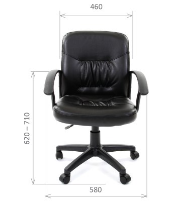 Офисное кресло CHAIRMAN 651 ЭКО коричневое в Кургане - изображение 1