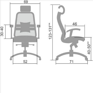 Офисное кресло Samurai S-3.04, черный плюс в Шадринске - изображение 4