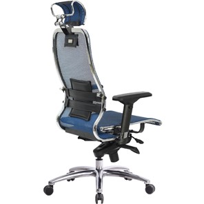 Кресло офисное Samurai S-3.04, синий в Шадринске - предосмотр 3