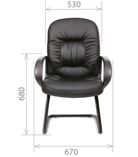 Компьютерное кресло CHAIRMAN 416V экокожа черная в Шадринске - изображение 1