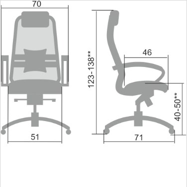 Офисное кресло Samurai SL-1.04, темно-бордовый в Шадринске - изображение 1