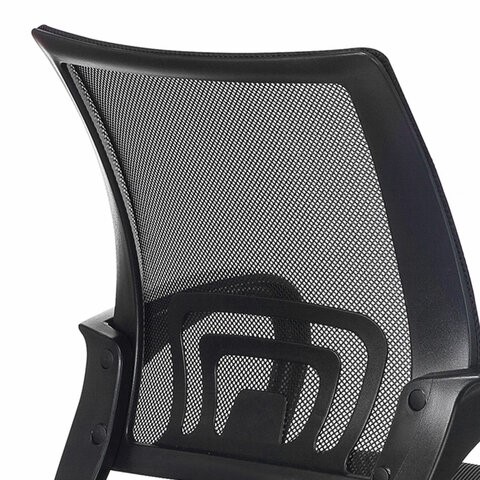 Кресло офисное Brabix Fly MG-396 (с подлокотниками, сетка, черное) 532083 в Шадринске - изображение 6