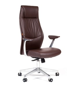 Офисное кресло CHAIRMAN Vista Экокожа премиум коричневая (vista) в Шадринске - предосмотр