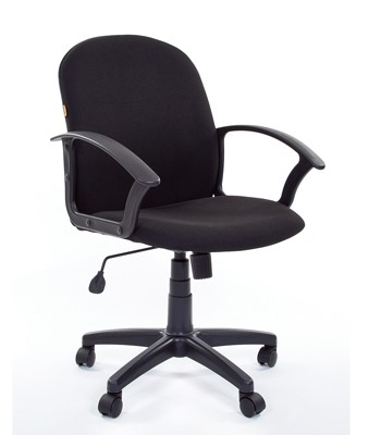 Компьютерное кресло CHAIRMAN 681 Ткань C-3 черное в Шадринске - изображение