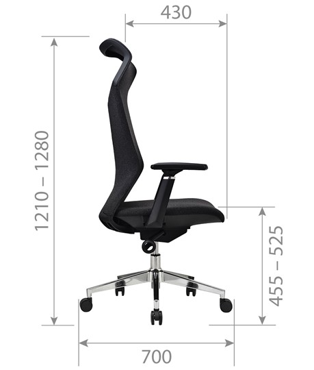 Офисное кресло CHAIRMAN 583 ткань светло-серая в Шадринске - изображение 3