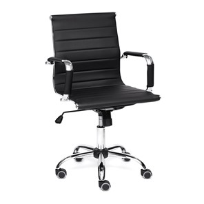 Компьютерное кресло URBAN-LOW кож/зам, черный, арт.14460 в Шадринске