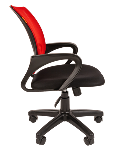 Компьютерное кресло CHAIRMAN 696 black Сетчатый акрил DW69 красный в Шадринске - предосмотр 1