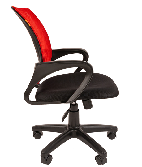 Компьютерное кресло CHAIRMAN 696 black Сетчатый акрил DW69 красный в Шадринске - изображение 1