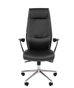 Офисное кресло CHAIRMAN Vista Экокожа премиум черная в Шадринске - предосмотр 5