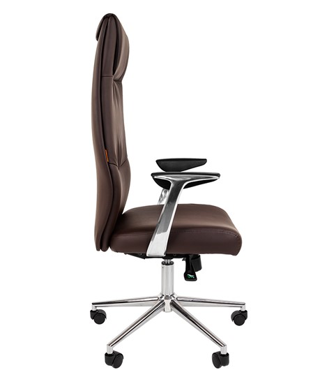 Офисное кресло CHAIRMAN Vista Экокожа премиум коричневая (vista) в Шадринске - изображение 4