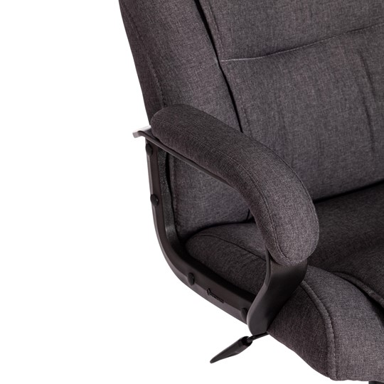 Офисное кресло BERGAMO Хром (22) ткань, темно-серый, F68 арт.19399 в Кургане - изображение 8