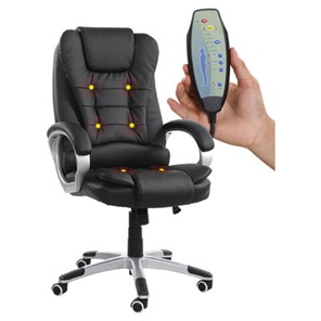 Офисное кресло BRABIX "Comfort MS-003", 6 массажных модулей, экокожа, черное, 532521 в Кургане