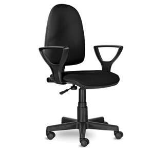 Офисное кресло Brabix Prestige Ergo MG-311 (регулируемая эргономичная спинка, кожзам, черное) 531877 в Шадринске