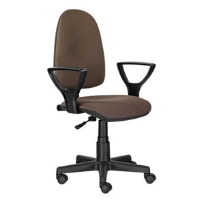 Офисное кресло Brabix Prestige Ergo MG-311 (регулируемая эргономичная спинка, ткань, коричневое) 531875 в Шадринске