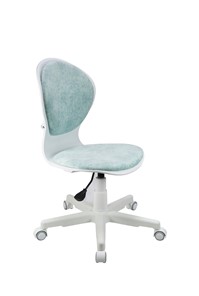 Кресло компьютерное Chair 1139 FW PL White, Голубой в Шадринске