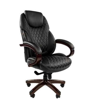 Кресло CHAIRMAN 406, черный 1 в Шадринске - изображение