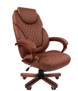 Компьютерное кресло CHAIRMAN 406, коричневый в Шадринске