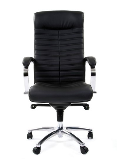 Кресло CHAIRMAN 480 экожа черная в Шадринске - изображение 1