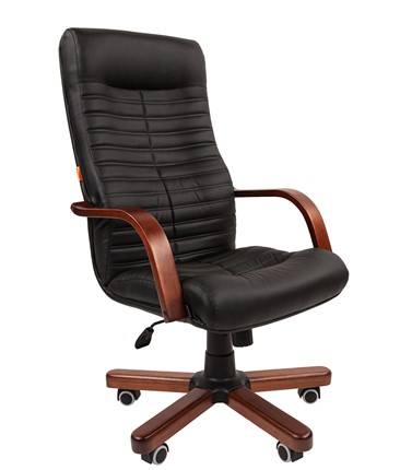 Кресло CHAIRMAN 480 WD, экокожа, цвет черный в Шадринске - изображение