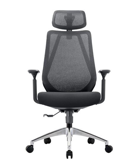 Кресло компьютерное CHAIRMAN 580 Сетчатый акрил серый / Полиэстер черный в Шадринске - изображение 3
