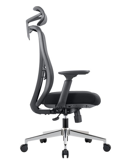 Кресло компьютерное CHAIRMAN 585 Сетчатый акрил черный / Полиэстер черный в Шадринске - изображение 2