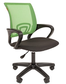 Кресло CHAIRMAN 696 black LT, зеленое в Шадринске