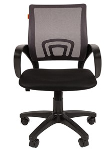 Офисное кресло CHAIRMAN 696 black Сетчатый акрил DW63 темно-серый в Шадринске - предосмотр 3