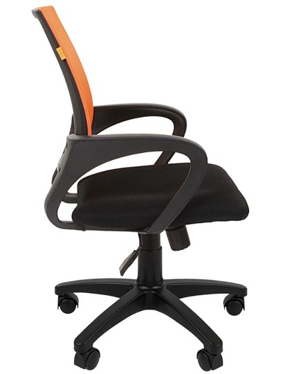 Кресло CHAIRMAN 696 black Сетчатый акрил DW66 оранжевый в Шадринске - изображение 5