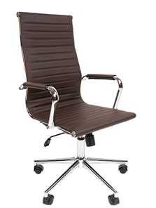 Кресло офисное CHAIRMAN 755, коричневое в Кургане