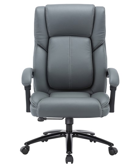Офисное кресло CHAIRMAN CH415 эко кожа серая в Шадринске - изображение 1