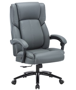 Офисное кресло CHAIRMAN CH415 эко кожа серая в Шадринске - предосмотр