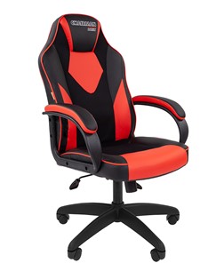 Кресло компьютерное CHAIRMAN GAME 17, цвет черный / красный в Шадринске