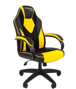 Компьютерное кресло CHAIRMAN GAME 17, цвет черный /желтый в Шадринске