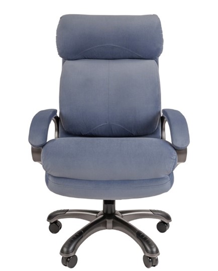 Компьютерное кресло CHAIRMAN HOME 505, велюр голубое в Шадринске - изображение 3