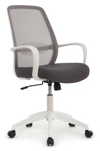 Компьютерное кресло Design W-207, Белый пластик/серая сетка в Шадринске