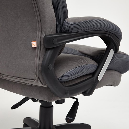 Компьютерное кресло DUKE флок/ткань, серый/серый, 29/TW-12 арт.14039 в Шадринске - изображение 19