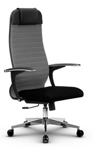 Кресло офисное МЕТТА B 1b 21/U158, Основание 17834 серый/черный в Кургане