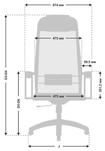 Офисное кресло МЕТТА B 1m 5/K116, Основание 17831 черный в Кургане - предосмотр 2