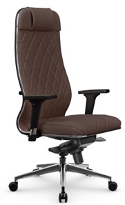Офисное кресло Мetta L 1m 40M/2D Infinity Easy Clean (MPES) мультиблок, нижняя часть 17839 темно-коричневый в Кургане