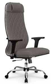 Офисное кресло Мetta L 1m 40M/2D Infinity Easy Clean (MPES) топган, нижняя часть 17833 серый в Шадринске