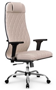 Офисное кресло Мetta L 1m 40M/2D Infinity Easy Clean (MPES) топган, нижняя часть 17833 светло-бежевый в Кургане