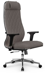 Офисное кресло Мetta L 1m 40M/2D Infinity Easy Clean (MPES) топган, нижняя часть 17834 серый в Шадринске - предосмотр