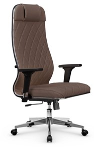 Офисное кресло Мetta L 1m 40M/2D Infinity Easy Clean (MPES) топган, нижняя часть 17834 светло-коричневый в Шадринске - предосмотр