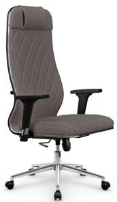 Офисное кресло Мetta L 1m 40M/2D Infinity Easy Clean (MPES) топган OMS, нижняя часть 17853 серый в Кургане