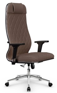 Офисное кресло Мetta L 1m 40M/2D Infinity Easy Clean (MPES) топган OMS, нижняя часть 17853 светло-коричневый в Шадринске