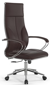 Офисное кресло Мetta L 1m 46/K Infinity Easy Clean топган OMS, нижняя часть 17853 темно-коричневый в Кургане