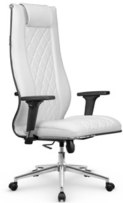 Кресло офисное МЕТТА L 1m 50M/2D Infinity Easy Clean топган OMS, нижняя часть 17853 белый в Кургане