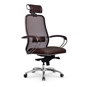 Офисное кресло Samurai SL-2.04 MPES Темно-коричневый в Шадринске