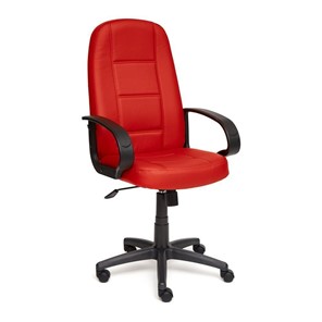 Компьютерное кресло СН747 кож/зам, красный, арт.7707 в Шадринске